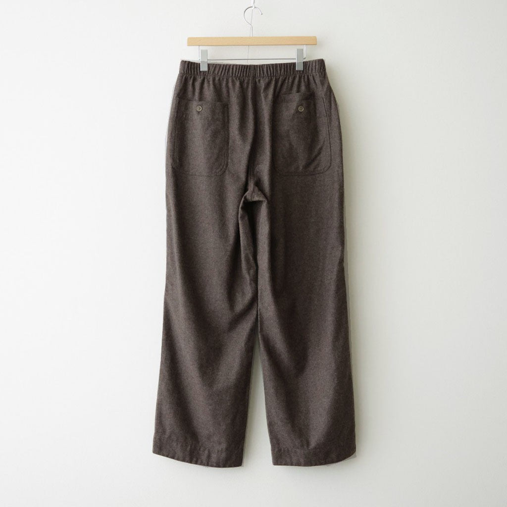 Wool Nylon Melton Pants #Brown [S26FC053]