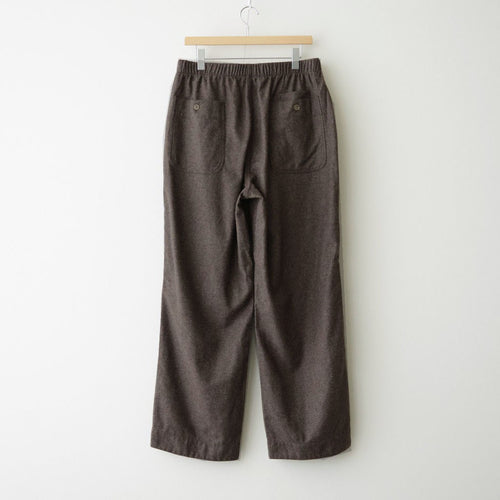 Wool Nylon Melton Pants #Brown [S26FC053]