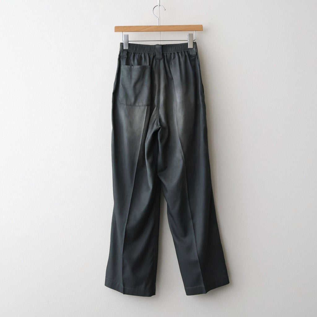 PATINA-RAYON SPORTING TROUSER #CELADON [261OJ-PT07]