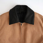 WORKER JACKET #NATURAL BROWN [A26C08BL02C]