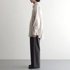 TRIPLE PLEATED EASY TROUSERS #CHARCOAL [A26A16PT02C]