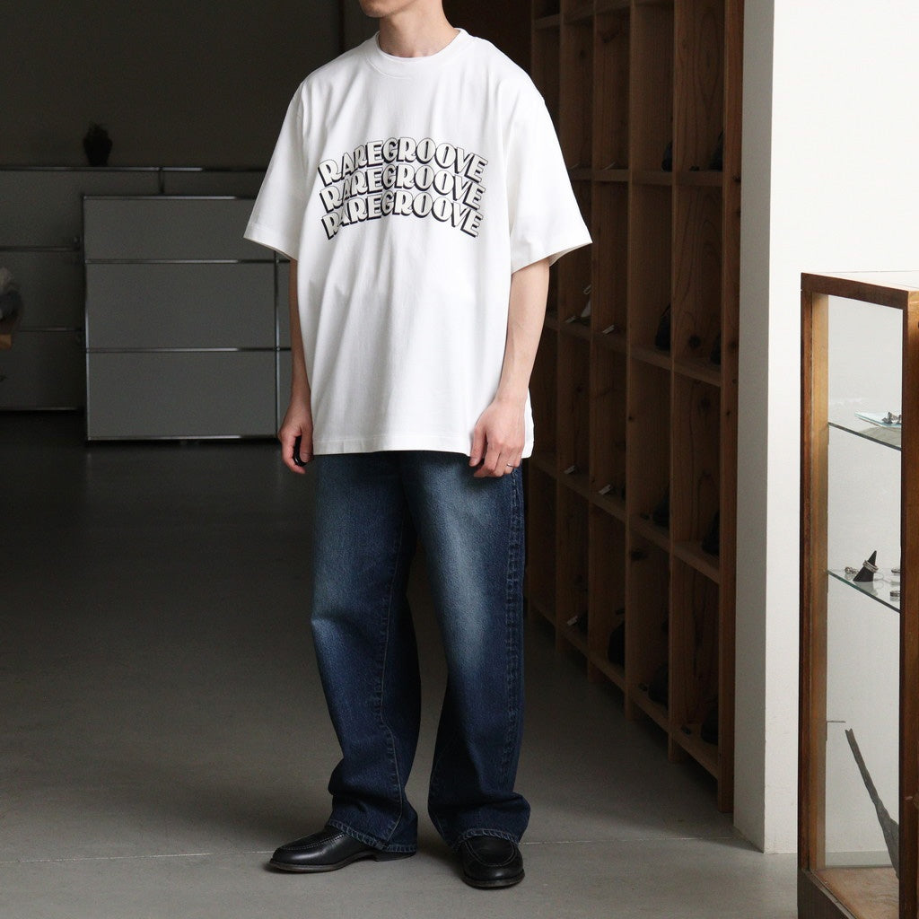 RAREGROOVE Print Tee WIDE #White×White-PT [bROOTS25S34S26B]
