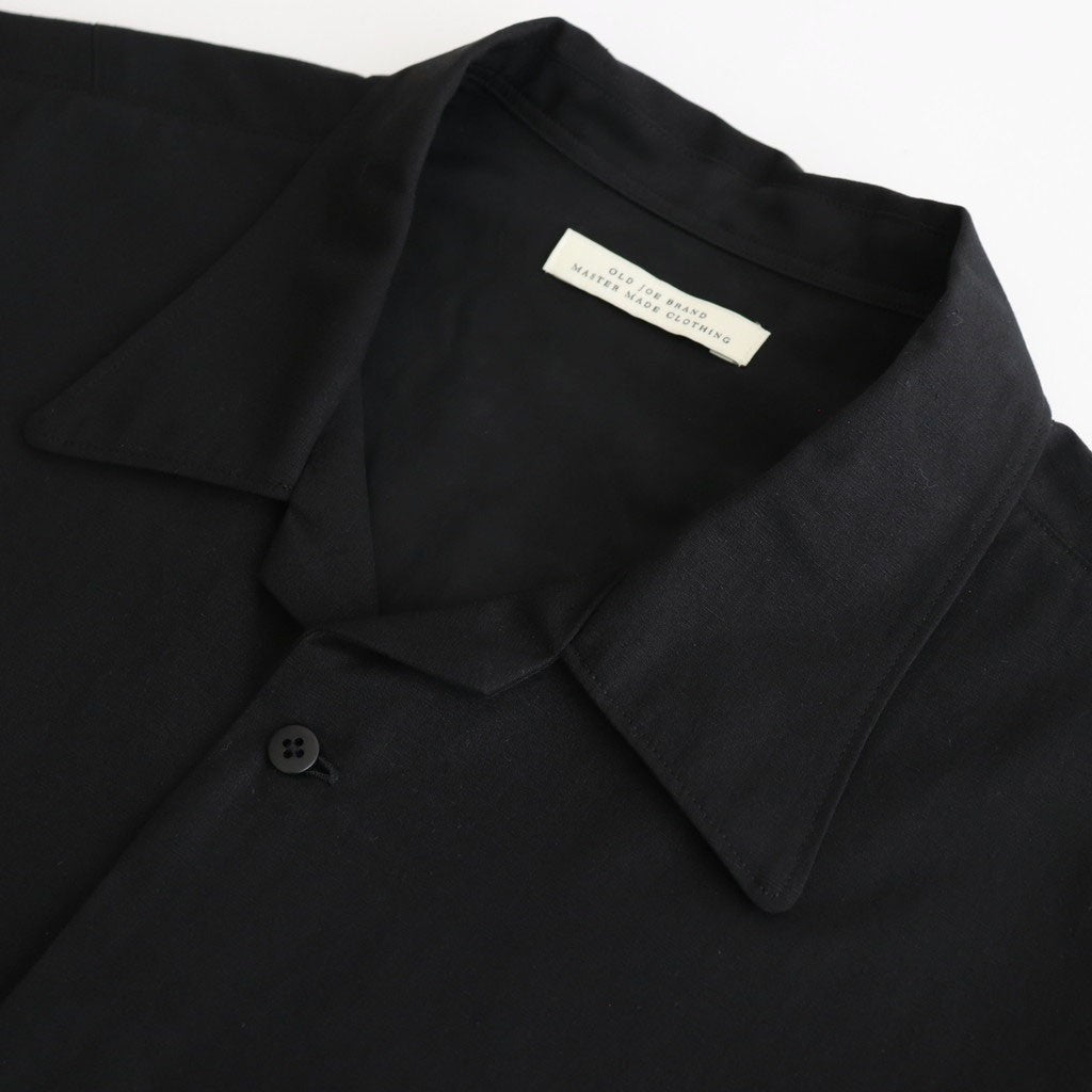 SILK NEP CLOTH SOUVENIR SHIRTS (Short-sleeve) #ONYX [251OJ-SH14]