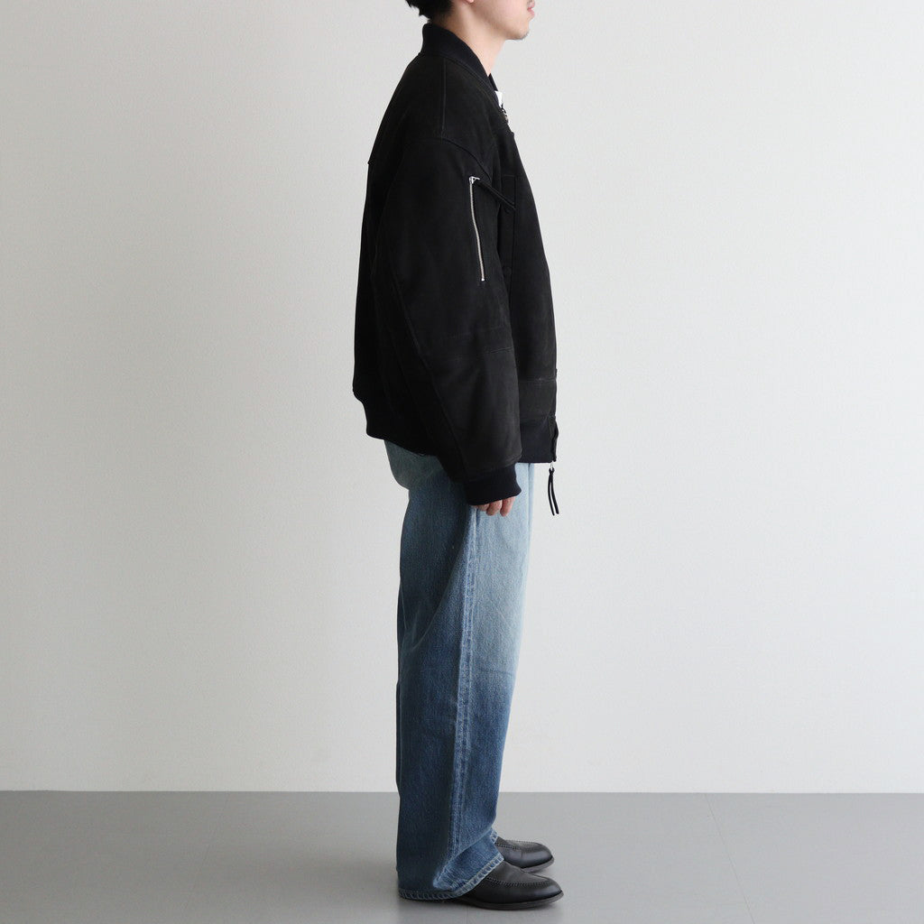 BOMBER JACKET #BLACK [SH-50-C-NUBUCK-2]