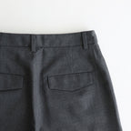 Wool Tuckless Tapered Trousers #MIX GRAY [NEP-SS2509W]