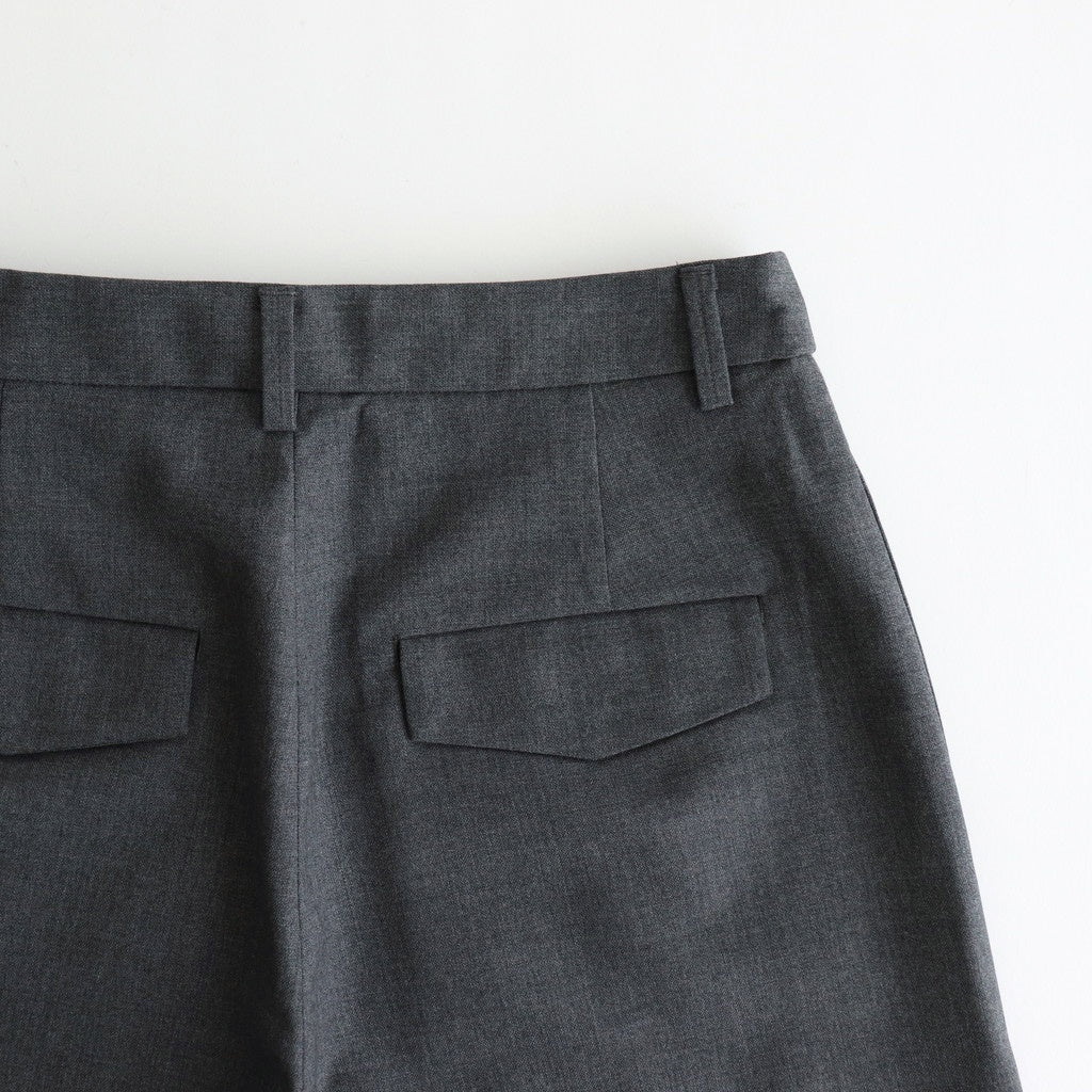 Wool Tuckless Tapered Trousers #MIX GRAY [NEP-SS2509W]