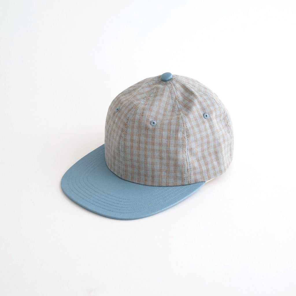 MADRAS CHECK CAP - DANNYBOY #LIGHT BLUE [Z01004]