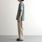 BACK GATHERING SS SHIRT #SAGE GREEN [PMAV-SS04]