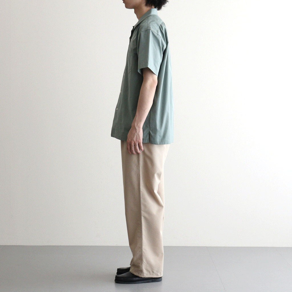 BACK GATHERING SS SHIRT #SAGE GREEN [PMAV-SS04]