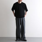 HEMP BROWSING T-SHIRT #BLACK [BN-26SM-079]