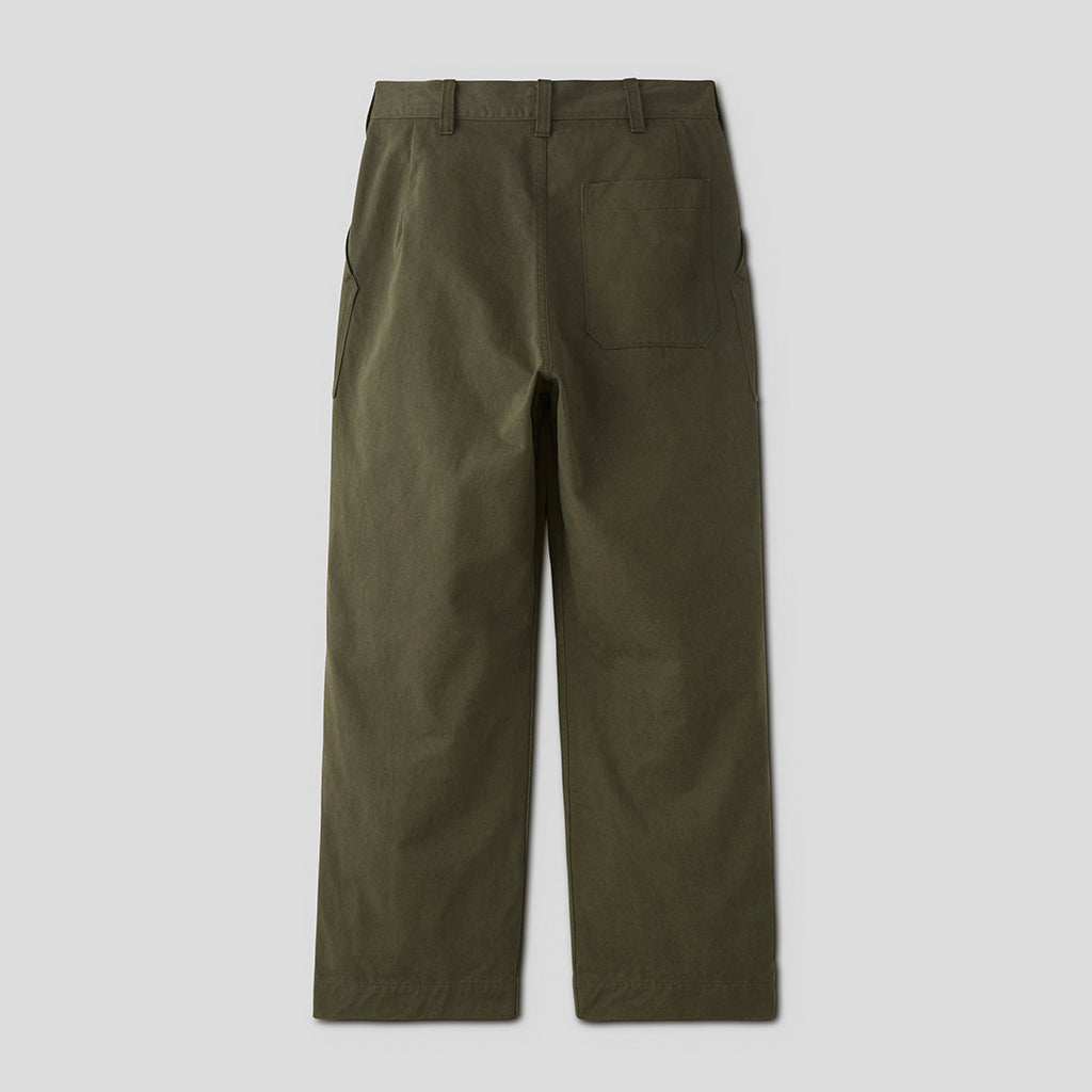 CHINO CLOTH FLIGHT TROUSERS #FOREST [PMAS-PT02]