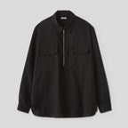 C/L HALF ZIP LS SHIRT #GRAPHITE [PMAS-LS02]