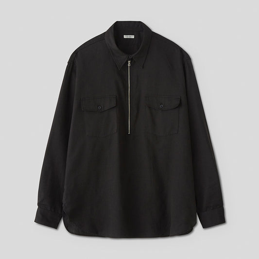 C/L HALF ZIP LS SHIRT #GRAPHITE [PMAS-LS02]