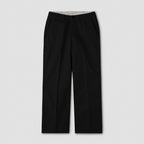 OFFICER TROUSERS WIDE #INK BLACK [PM-401]