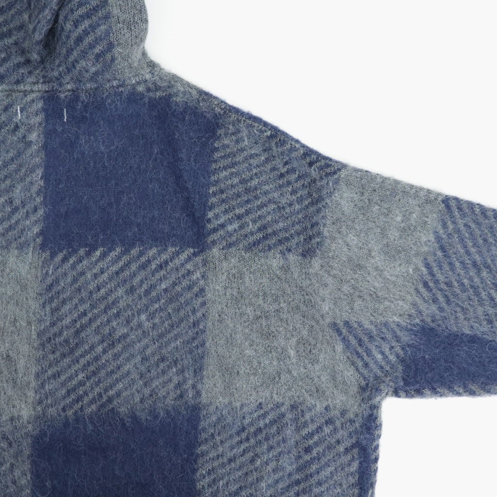 OOAL Mohair Hooded Jacket #Blue [S26FA031]