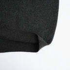 CASHMERE FOX CREW NECK #CHARCOAL [BN-26FM-060]