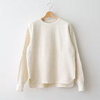 HEAVY WAFFLE TOP #IVORY [PMAU-CL01]