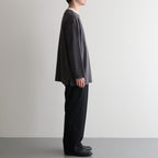 NORMANDY LINEN BASQUE SHIRT #GRAY [BN-25SM-065]