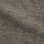 WASHED HIGH COUNT LINEN POLO #BROWN [BN-26SM-022]