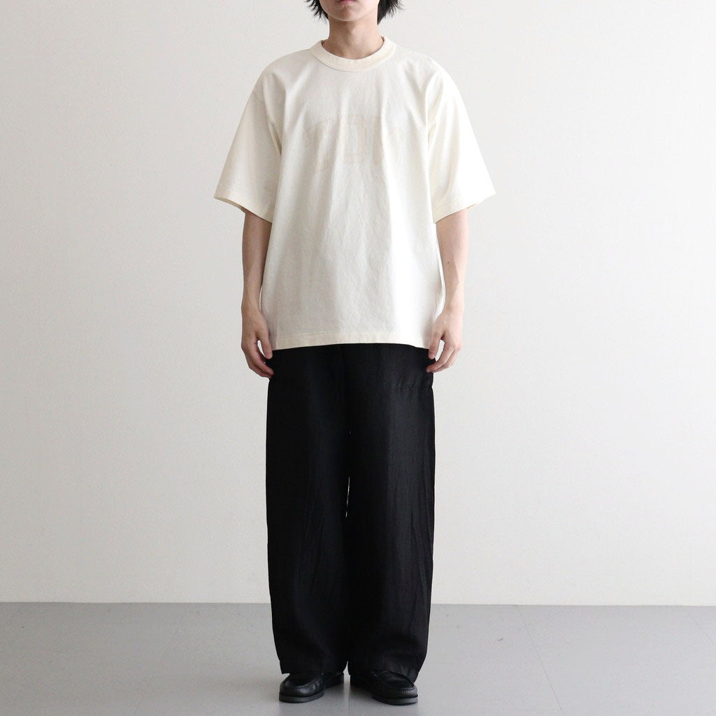 NOT-PRINCE 88/12 Print Tee WIDE #Ivory×Fade/Bage-PT [bROOTS25S36S26B]