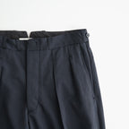 DOUBLE-PLEATED BUGS TROUSER #GRAPHITE [261OJ-PT29]
