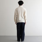 Co/Silk Nep Harf-Zip #Ivory [BHS24F038Si]