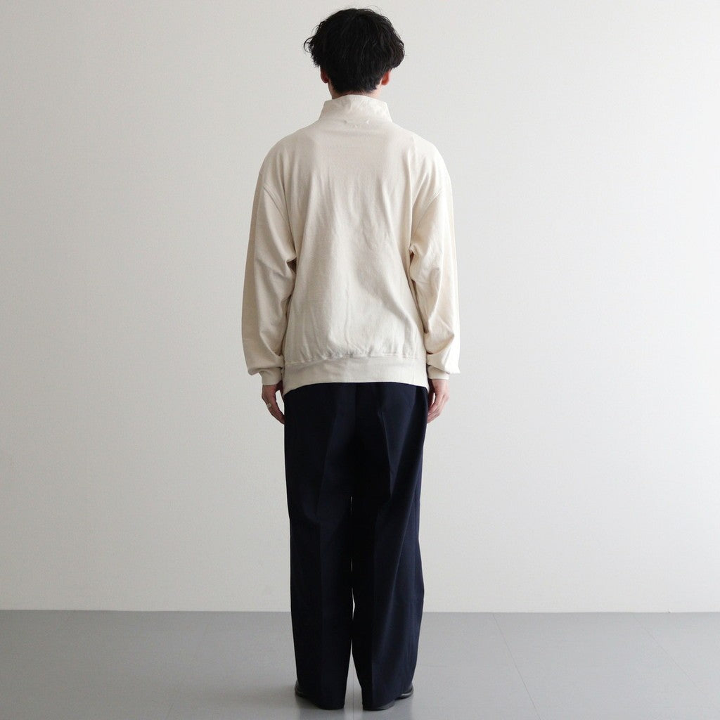 Co/Silk Nep Harf-Zip #Ivory [BHS24F038Si]