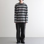 BORDER LS TOP #FOREST x S,BROWN [PMAV-CL06]