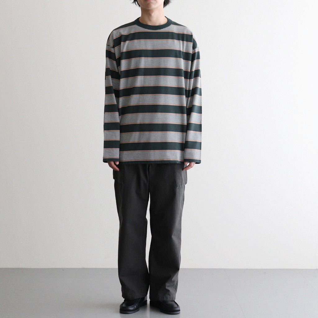 BORDER LS TOP #FOREST x S,BROWN [PMAV-CL06]
