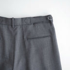 DOUBLE PLEATED BUGGY TROUSERS #GRAY [M26C06PT01C]