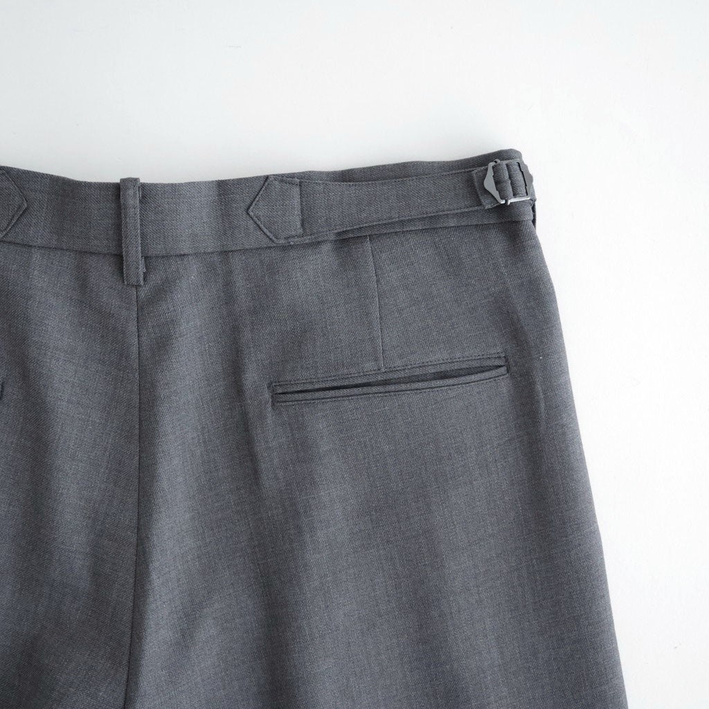 DOUBLE PLEATED BUGGY TROUSERS #GRAY [M26C06PT01C]