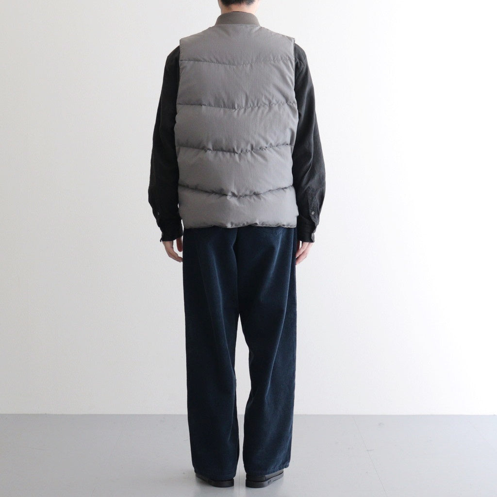 MOUNTAINEER DOWN VEST #D.GRAY [PMAU-VT01]