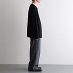 NORMANDY LINEN BASQUE SHIRT #BLACK [BN-26SM-072]