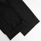 W/Li 2tuck Wide Tapered Trousers #BLACK [NEP-SS2503M]