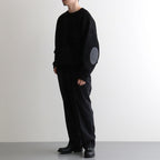 BLENDED KEMPI CREW-NECK SWEATER #ONYX [252OJ-KN01]