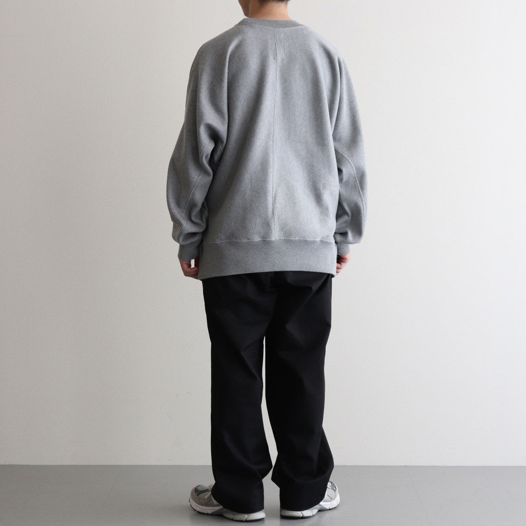 Crew Neck Sweat #Heather Gray [S25SH011]