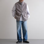 LEVEL3 Fleece Vest #FoliageGrey [bROOTS24F13F25]