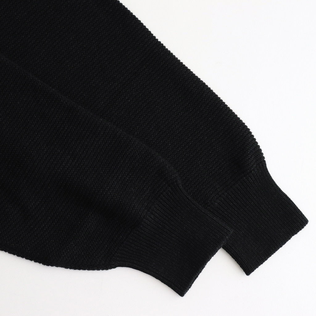 Co/Li Garter Stitch Cardigan #BLACK [NEP-SS2534M]