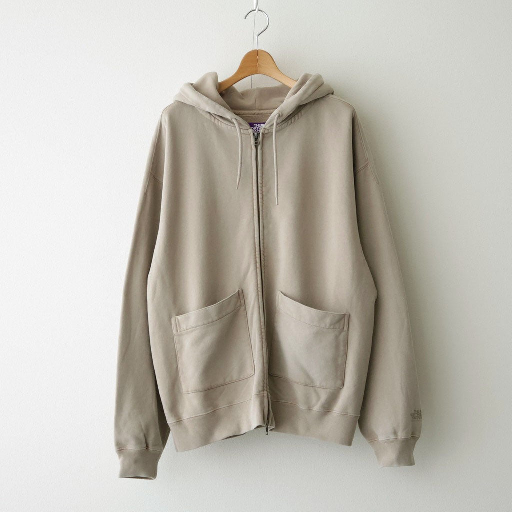 Garment Dyed Field Zip Up Hoodie #Beige [N26FH057]