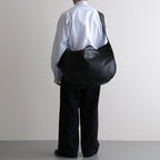 NEW NEWSPAPER BAG L #BLACK [BG-40-C-COW-5]
