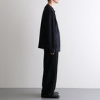 NORMANDY LINEN BASQUE SHIRT #NAVY [BN-26SM-072]