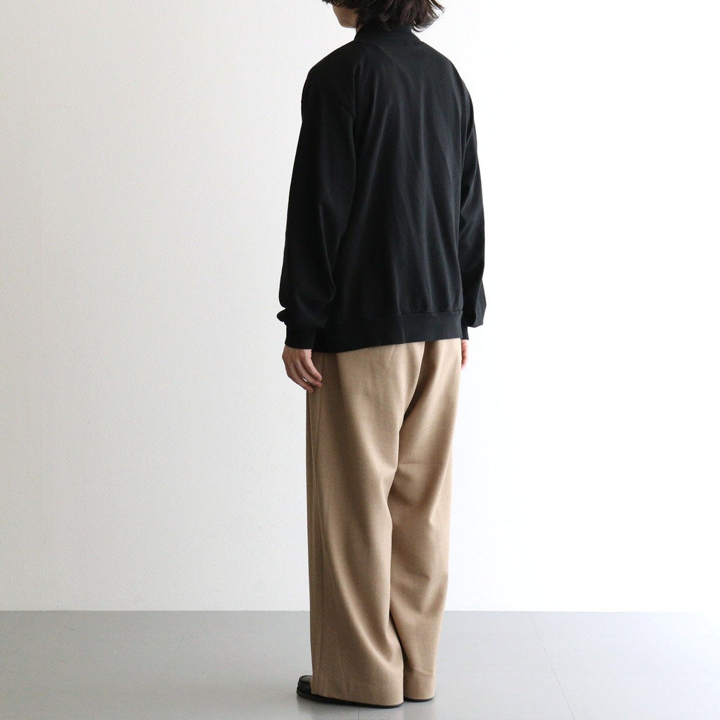 DOUBLE PLEATED BUGGY TROUSERS #BEIGE [M26C06PT01C]