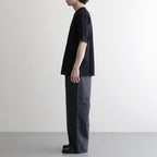 WIDE CYLINDER FIT EASY PANTS #GRAY STRIPE [M26A11PT01C]