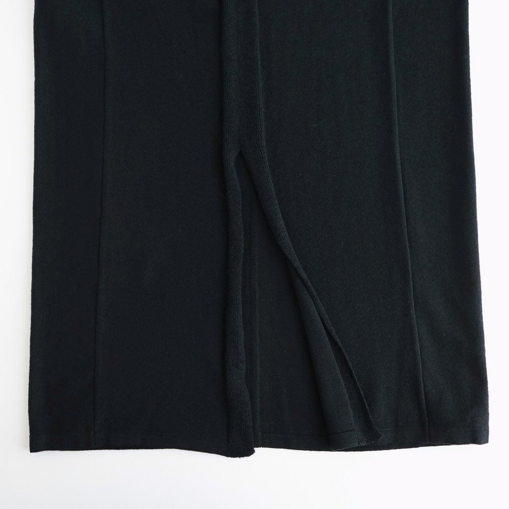 Cotton Linen Poly Pencel Skirt #Black [NEP-SS2632]