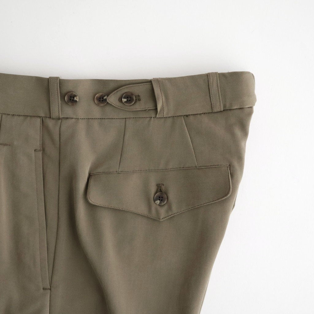 DOUBLE-PLEATED BUGS TROUSER #MOREL [261OJ-PT29]