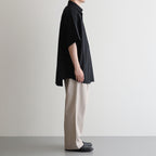 DOUBLE PLEATED EASY TROUSERS #LIGHT GRAY [A25C04PT02C]