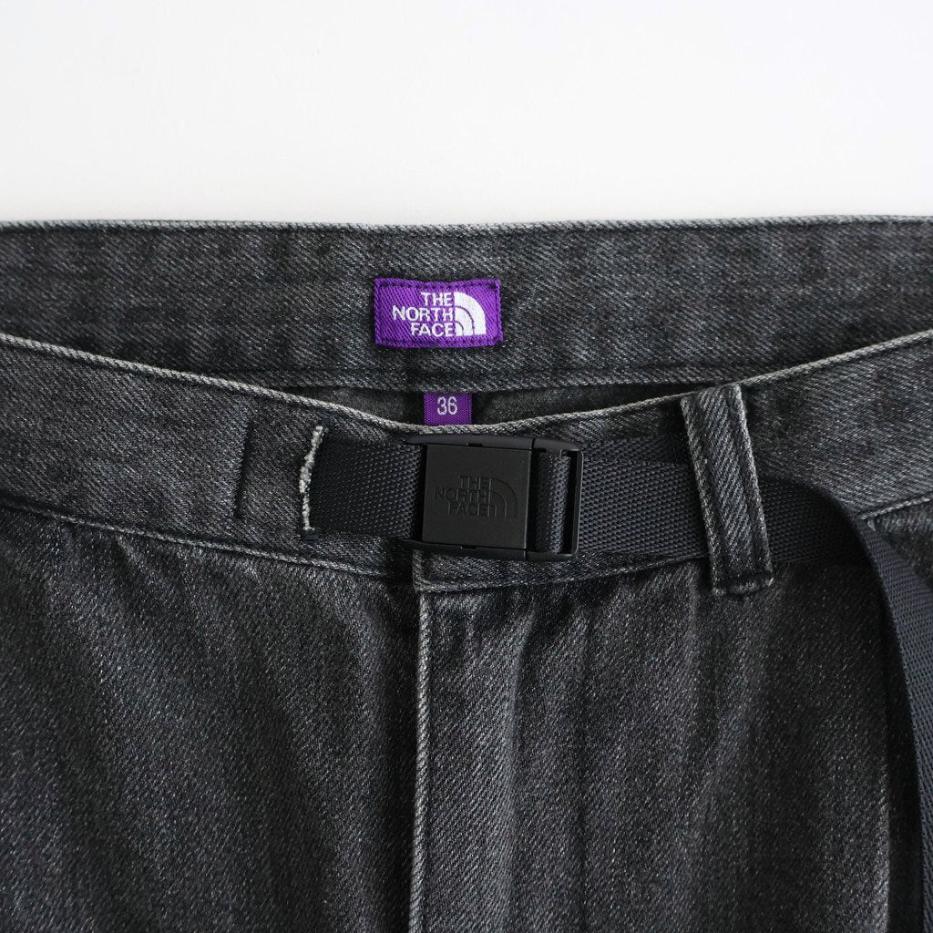 Denim Tuck Field Shorts #Gray [N26SD075]