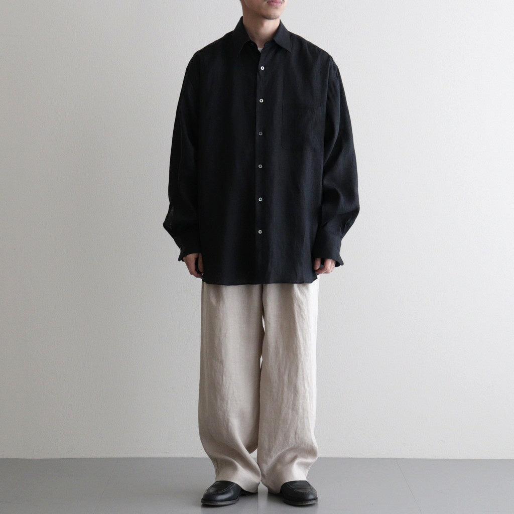 COMFORT FIT SHIRT #BLACK [A26A22SH01C]