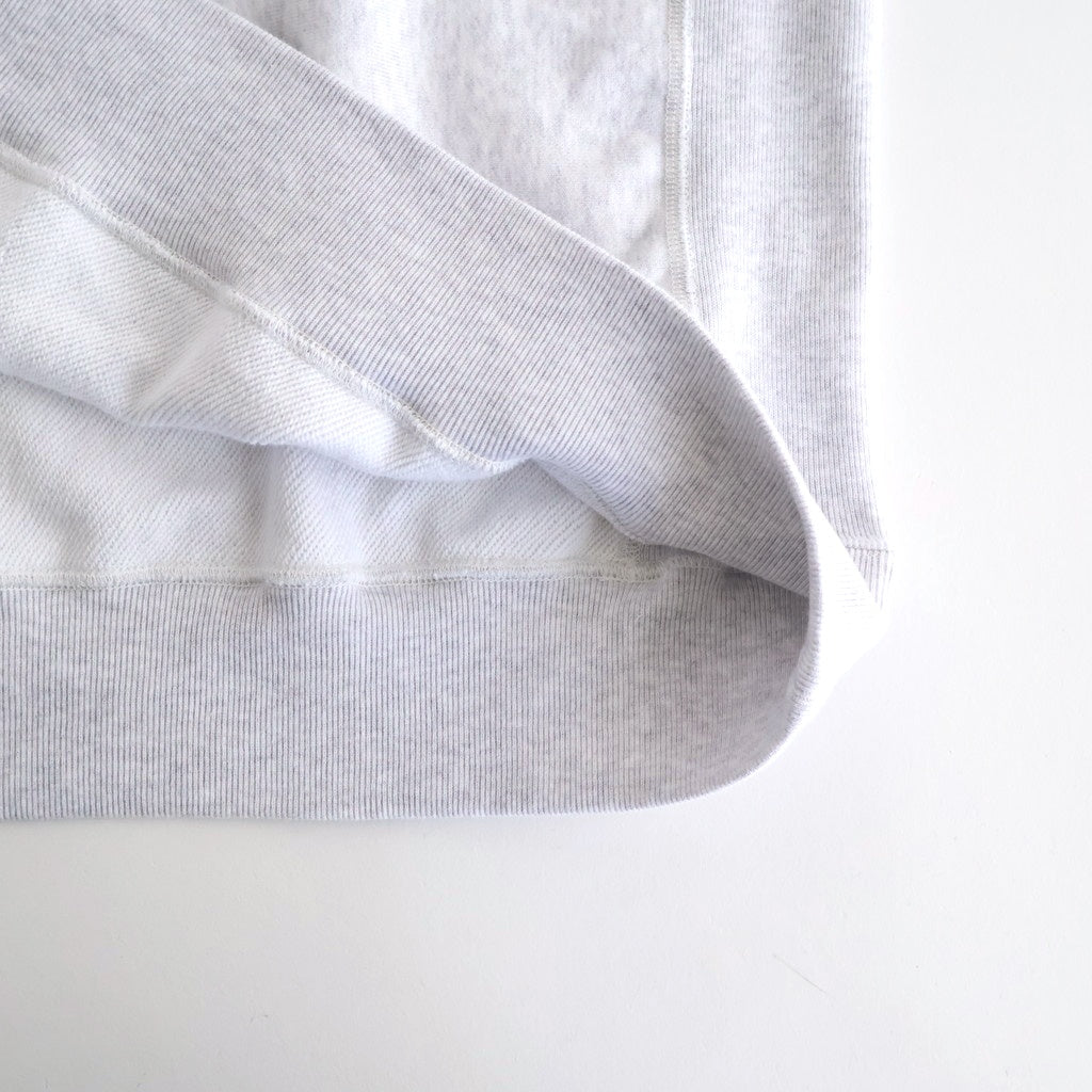 Soft&Hard Sweat Crew-Neck P/O #HeatherWhite [bROOTS24F21F25]