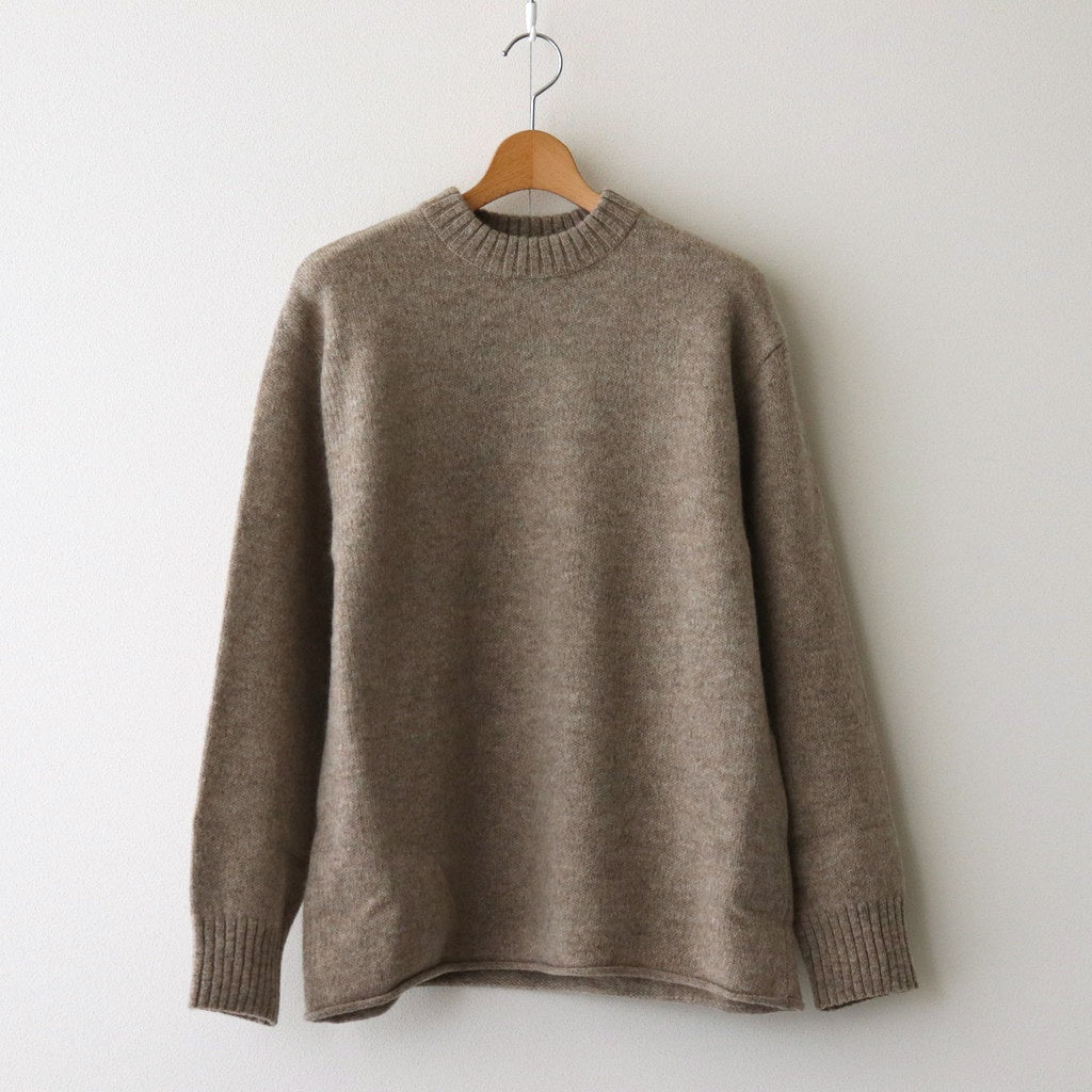 Sweat-shirt feutré Yak #BEIGE×BEIGE [NEP-AW2301]